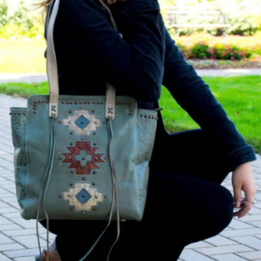 SOLD SOLD American West Navajo Soul Shoulder Handbag NWT'S